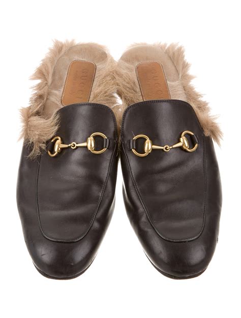 gucci horsebit slippers|Gucci princetown slipper fur.